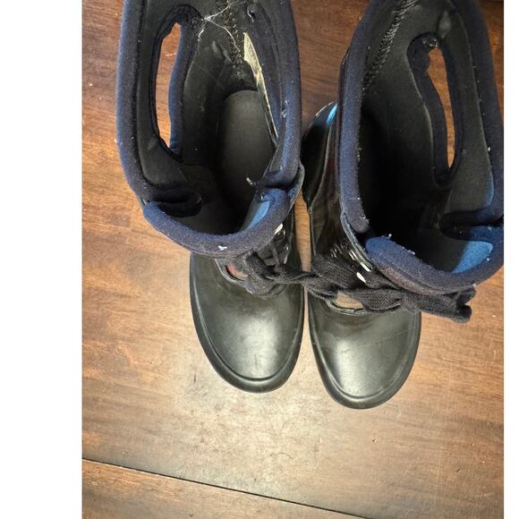 Bogssidney plaid waterproof neo tech lite women's rubber winter boots size 6 - Picture 4 of 5